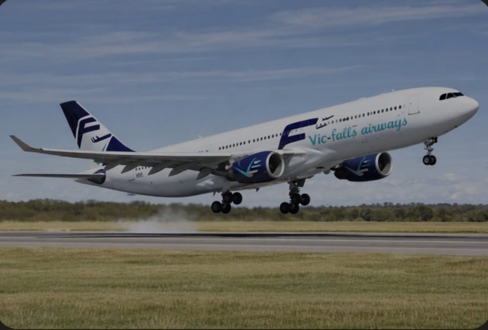 Vic-Falls Airways Aircraft on Tarmac